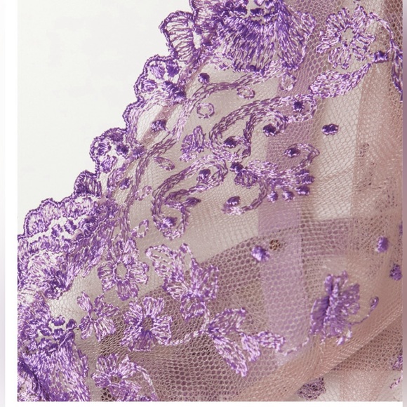 I.D. Sarrieri embroidered tulle bandeau bra - Picture 2 of 2